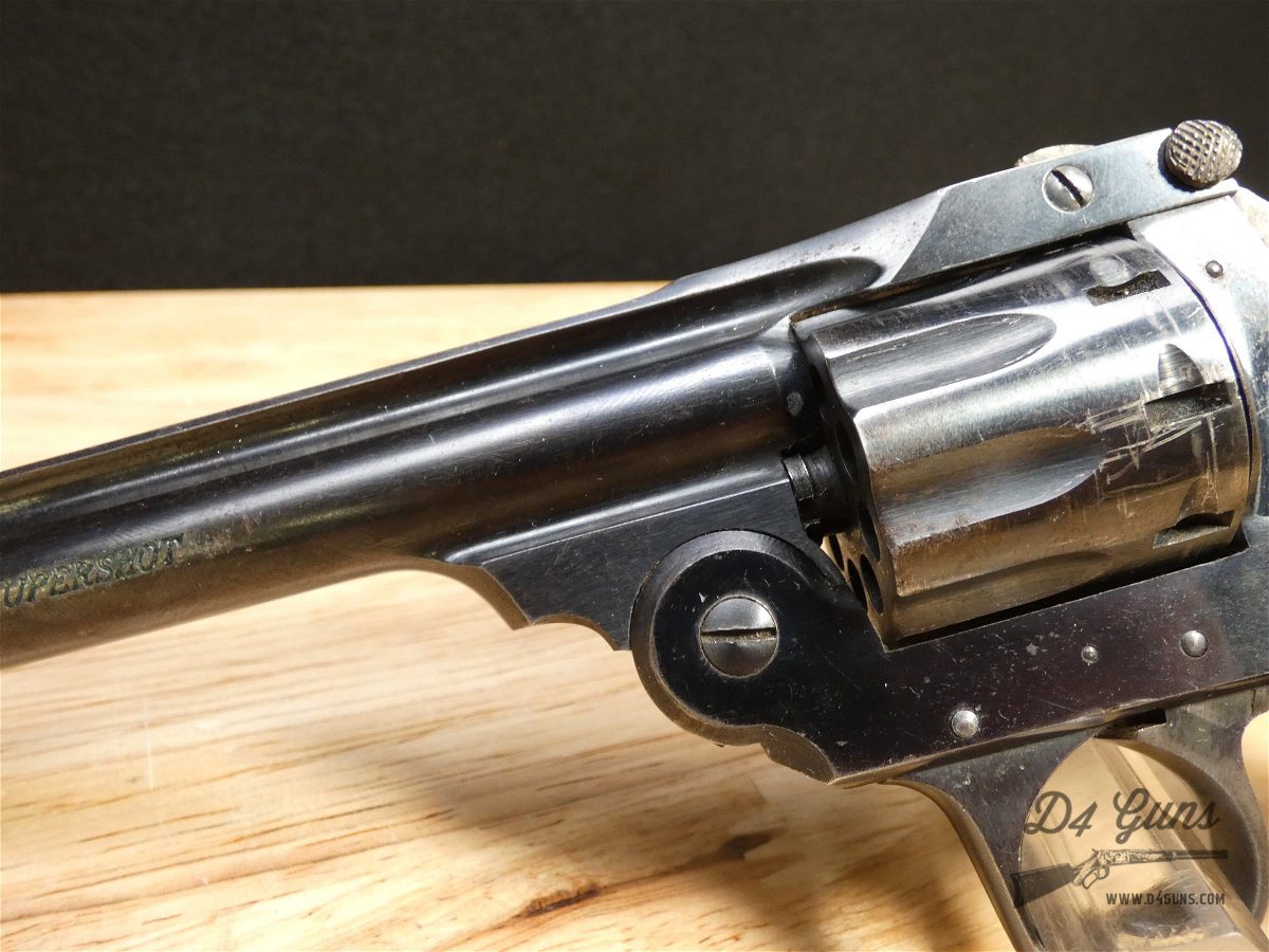 Iver Johnson 22 Supershot Model 90 22 S L LR 9 Shot Revolver