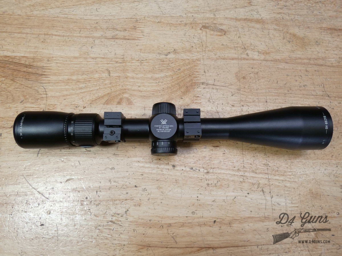 Vortex Razor HD Light Hunter 3 15X42 Rifle Scope Rings Included O