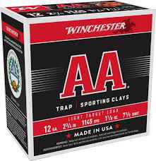 Winchester AA Light Target Load 12ga 7.5 Shot 25 Shells 020892004412 ...
