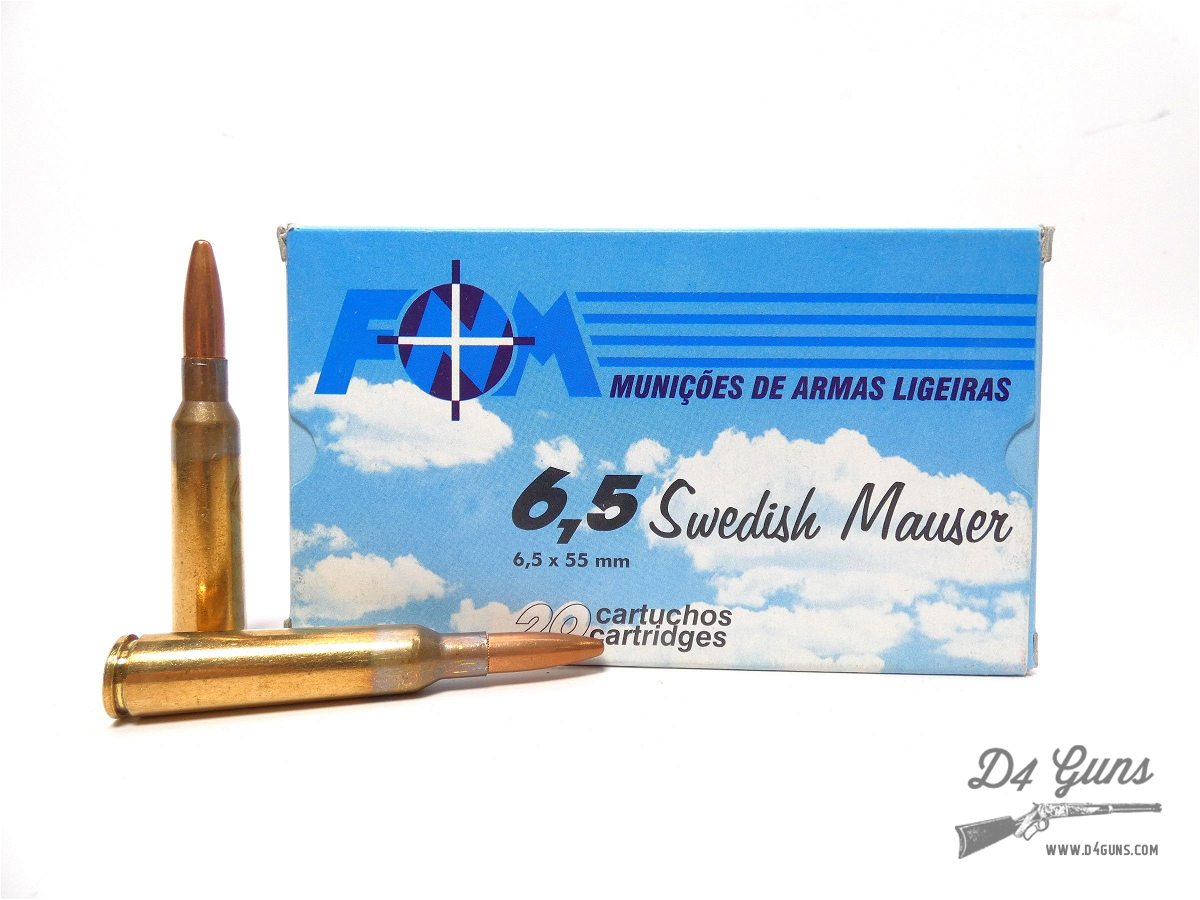 FNM 6.5x55 Swede - 139gr - FMJ - Swedish Mauser - 6.5 - 20 Rounds-img-0