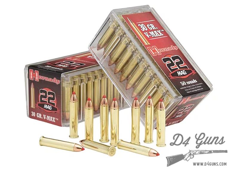 Hornady 83202 Varmint Express .22 WMR 30gr V-Max 50 Rounds 090255832020 ...