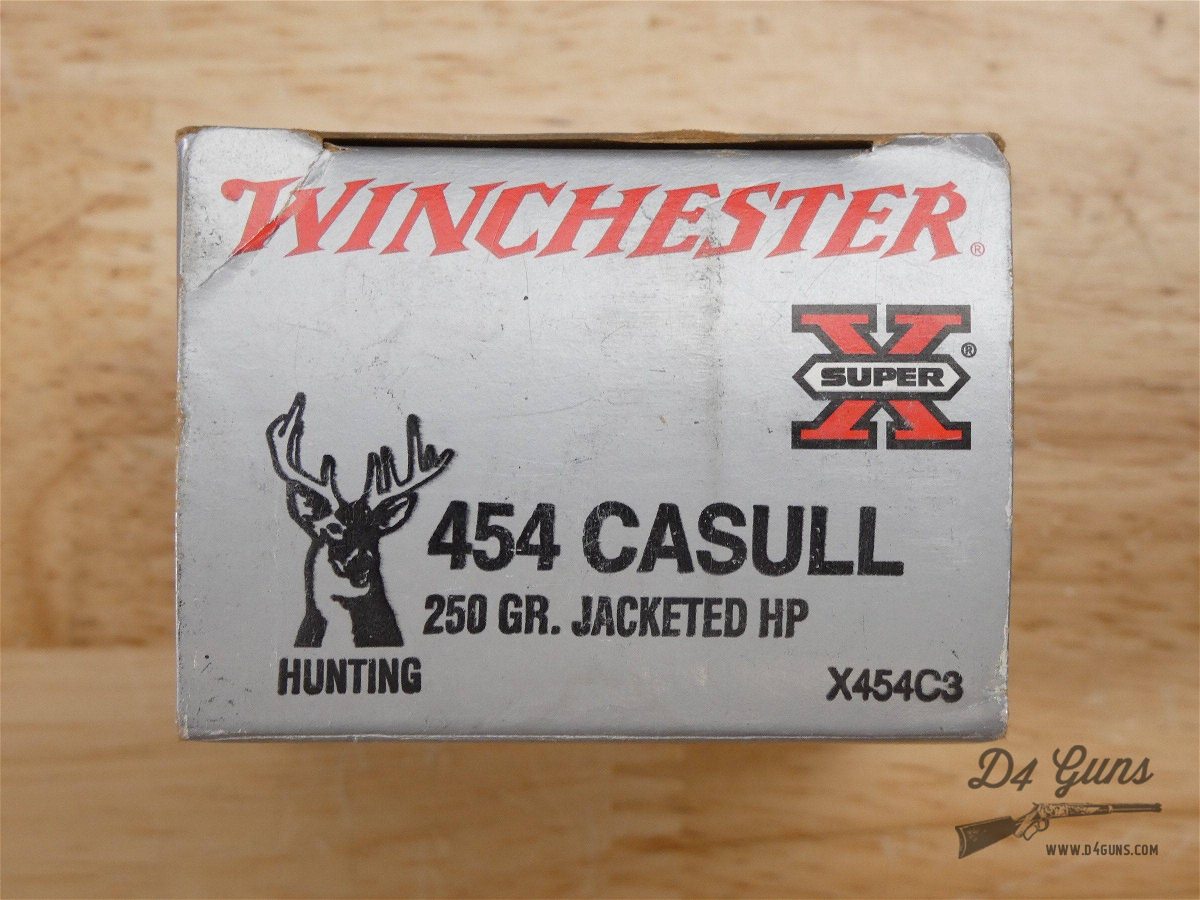 Winchester Super X .454 Casull - 250gr - 454 - JHP - 20 Rounds - X454C3-img-10