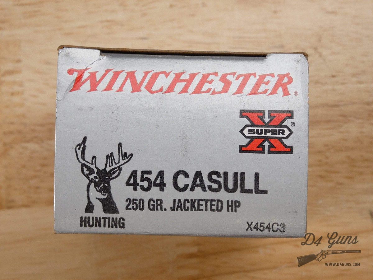 Winchester Super X .454 Casull - 250gr - 454 - JHP - 20 Rounds - X454C3-img-12