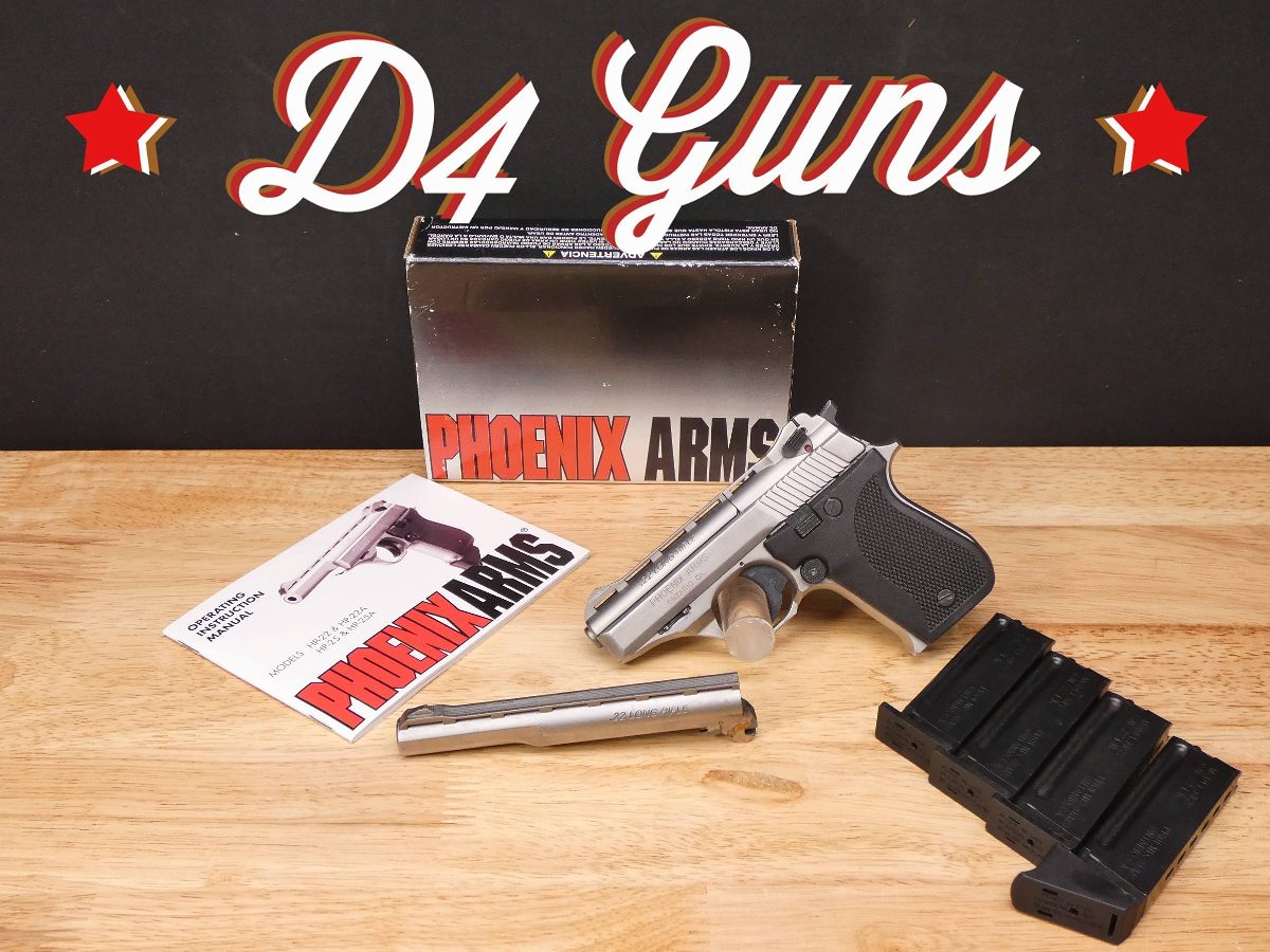 Phoenix Arms Hp22a Nickel 22 Lr D4 Guns 