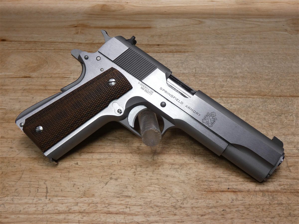 Springfield Model 1911 Mil-Spec Stainless Steel – .45 ACP | D4 Guns