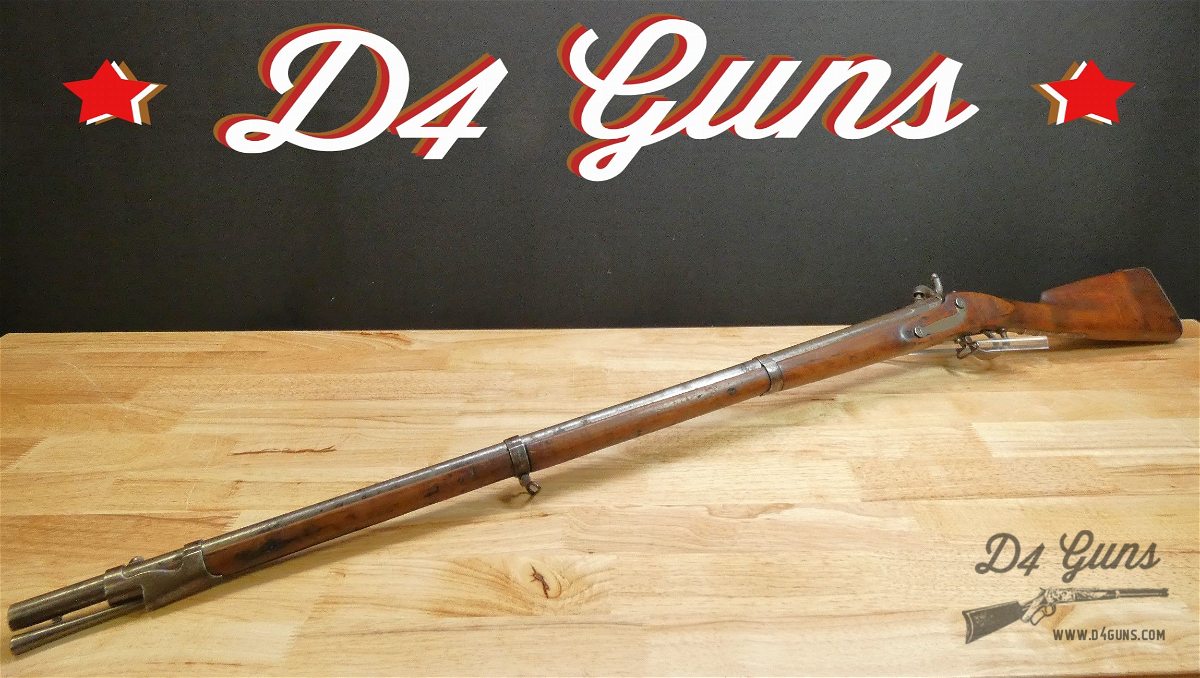 Belgian M1844 60 - .70 Cal - Piedmontese Rifle Musket - Civil War 