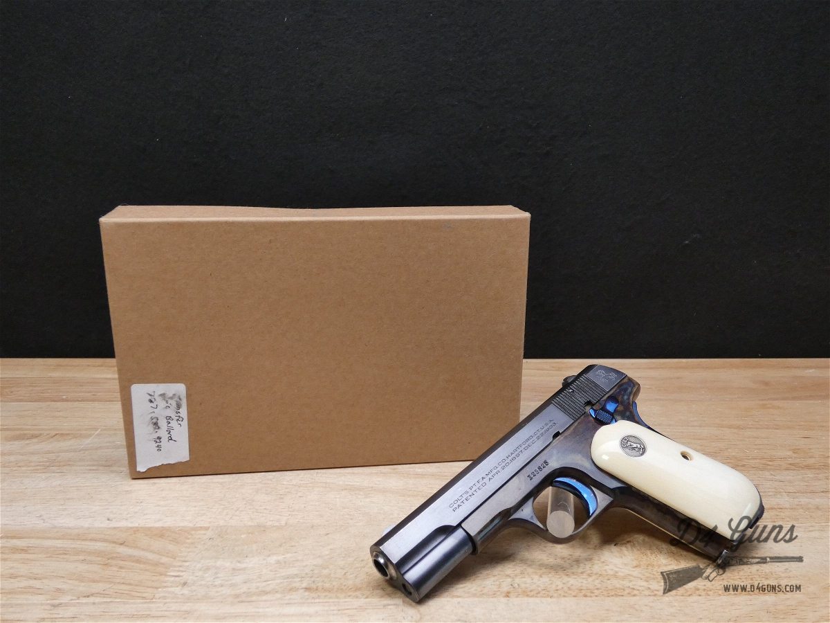 Colt M1908 Pocket Hammerless .380 ACP Case Hardened Frame 1908