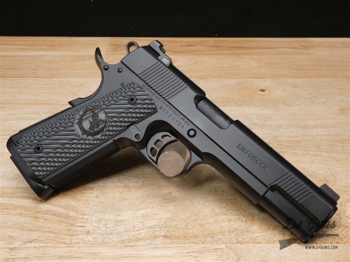 Nighthawk Enforcer 1911 .45 ACP OG Case & 10 Mags MFG 2015 XLNT