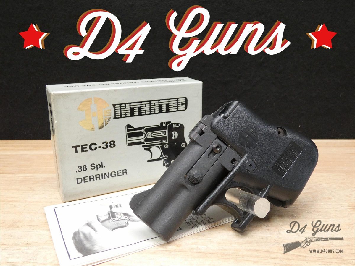 Intratec Tec38 Derringer .38 Spl w/ OG Box + Manual Ankle Pistol