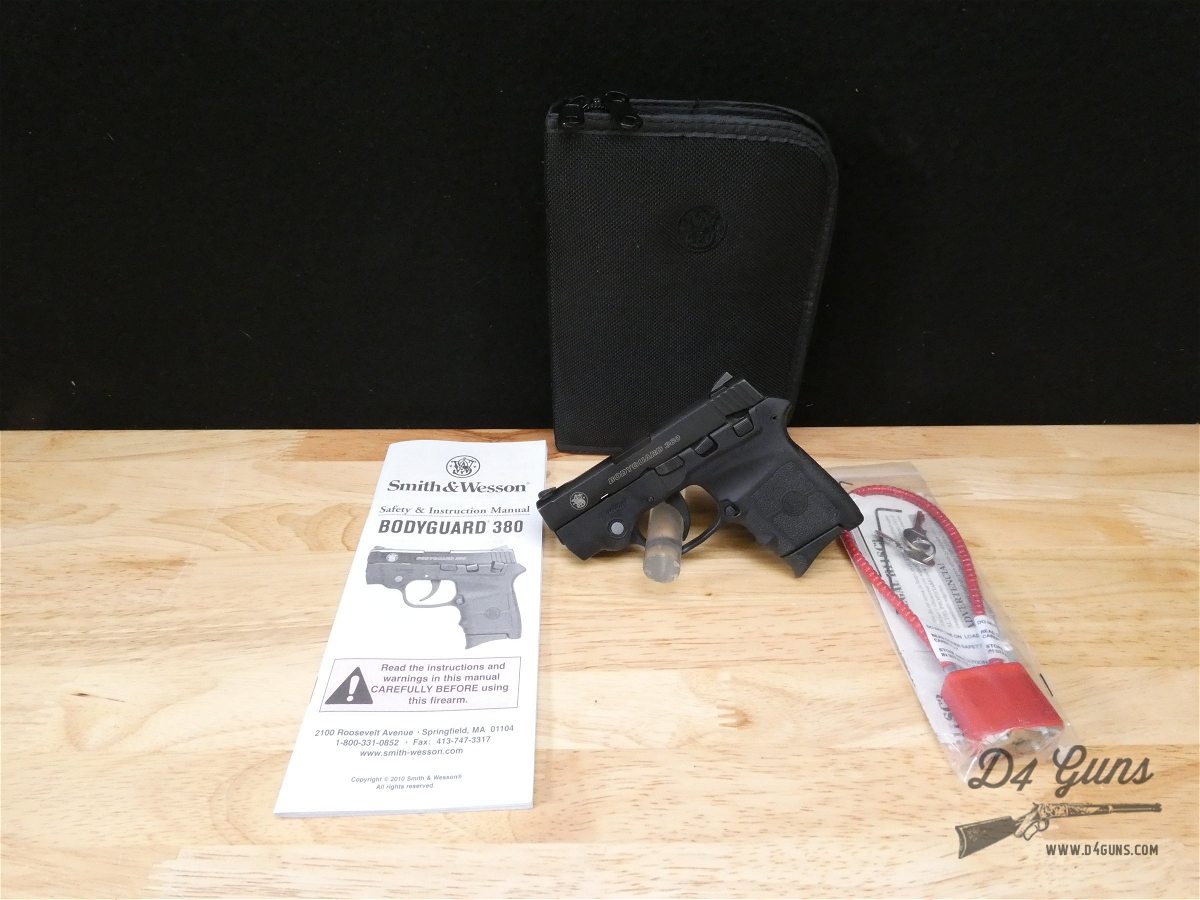 Smith And Wesson Bodyguard 380 380 Acp Insight Laser Sandw Bg380 Semi Auto Pistols At 0143