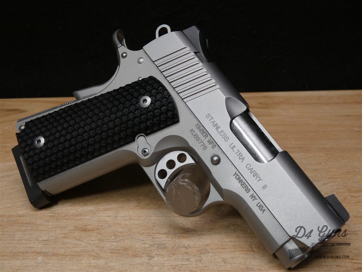 Kimber Stainless Ultra Carry 1911 - .45 ACP - OG Case & More - CCW ...