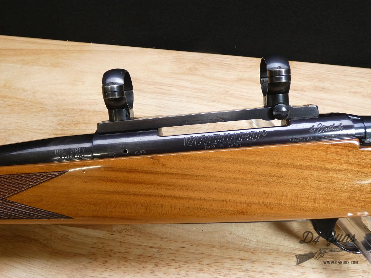 Weatherby Vanguard .270 Win Bolt Action Hunter Scope Base Bolt