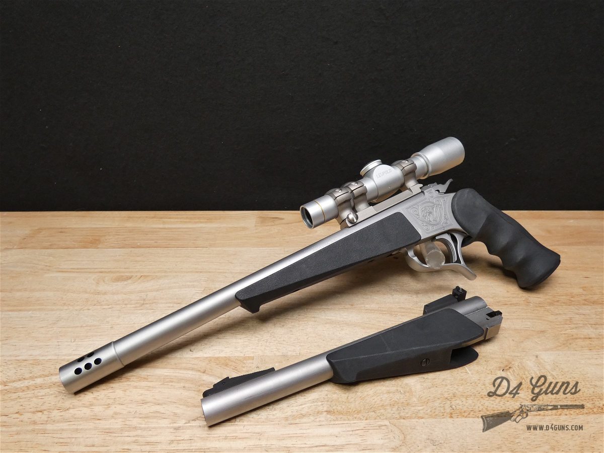 Thompson Center Contender - .45-70 Govt & .22lr - 2 Barrels- Stainless 