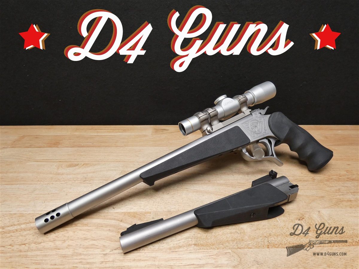 Thompson Center Contender - .45-70 Govt & .22LR - 2 Barrels- Stainless ...