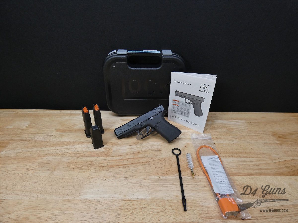 Glock 48 MOS 9mm G48 CCW Pistol Optics Ready w/ Original Case