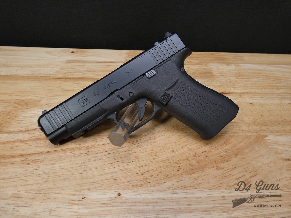 Glock 48 MOS 9mm G48 CCW Pistol Optics Ready w/ Original Case