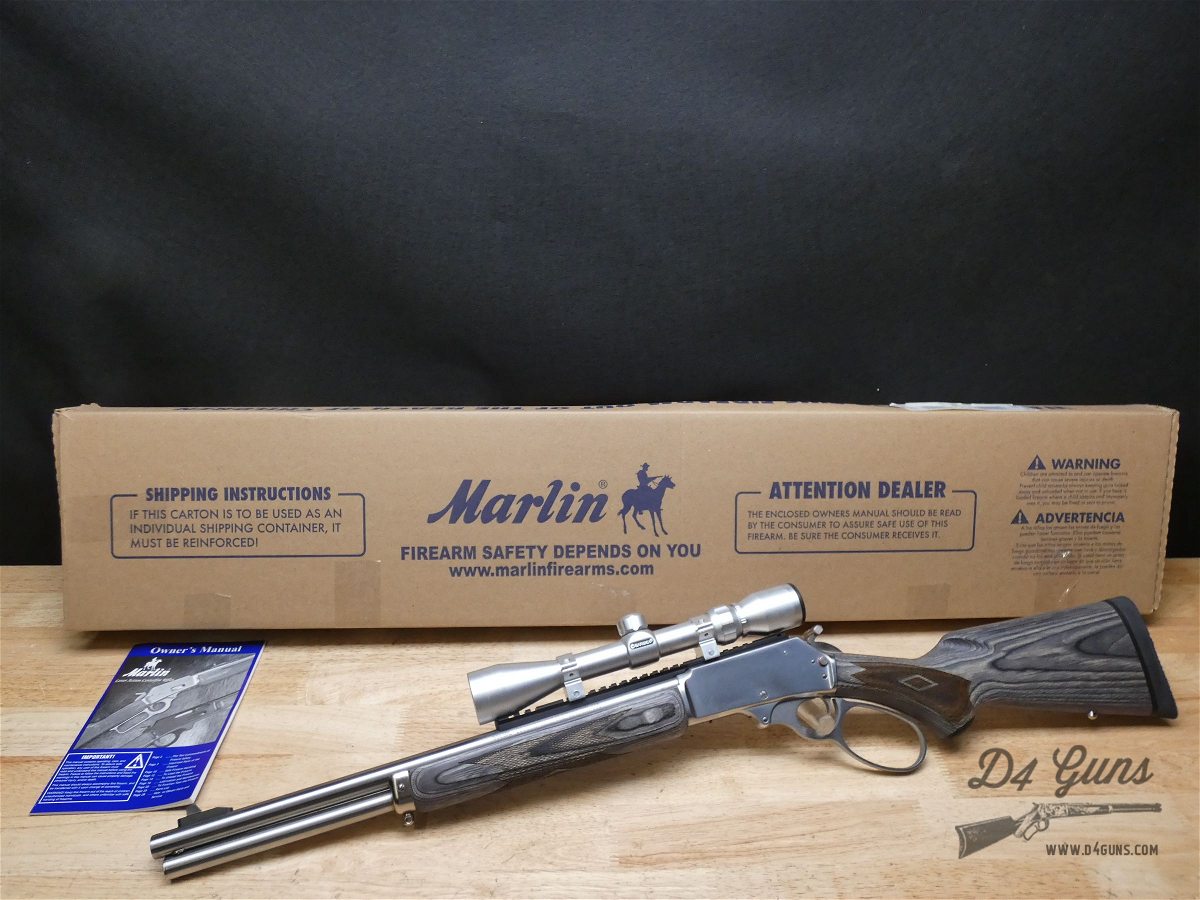 Marlin Model 1895 SBL - .45-70 GOVT - 1895SBL Large Loop - Barska Scope ...