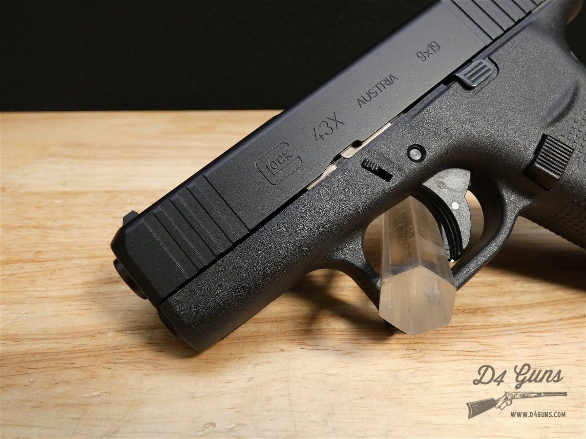 Glock 43X 9m G43X 43 OG Case Concealed Carry CCW Like New