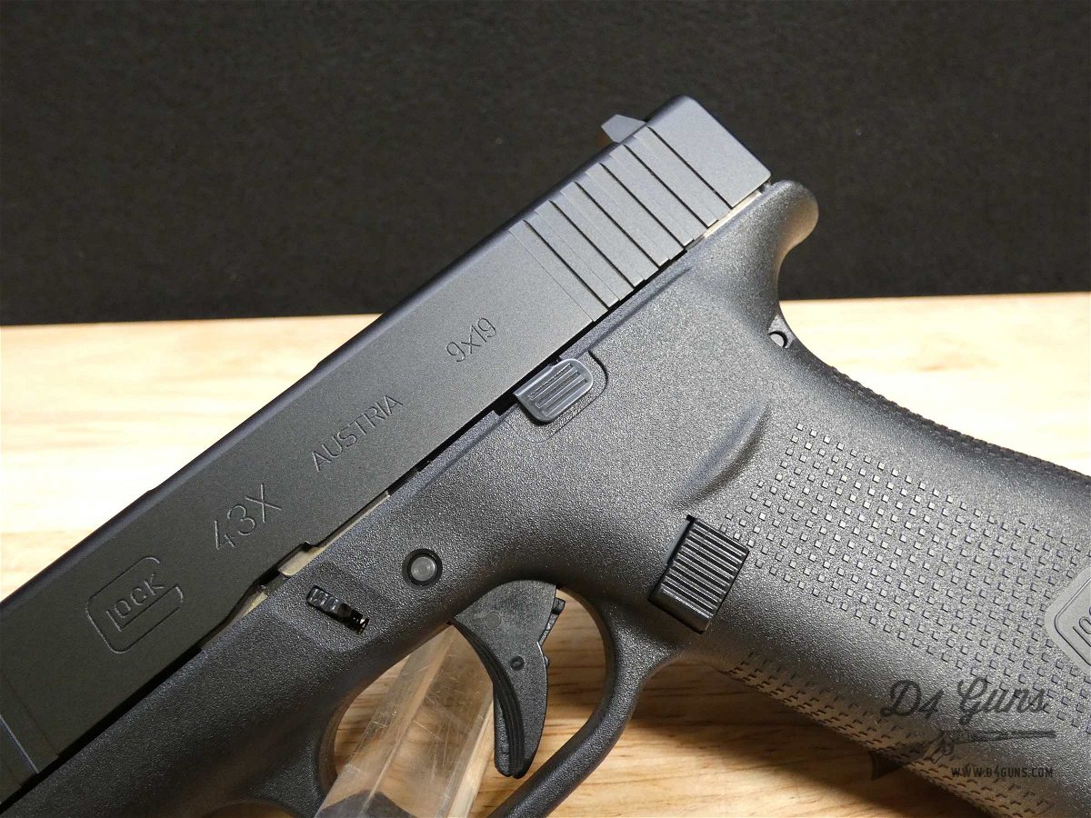 Glock 43X 9m G43X 43 OG Case Concealed Carry CCW Like New