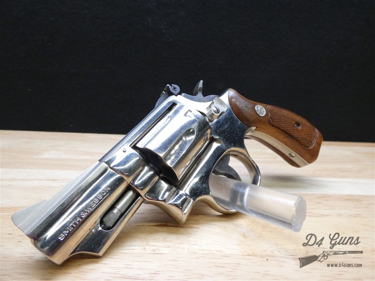 Smith & Wesson Model 19-4 - .357 Mag - Pre-82 - Nickel S&W 19 Combat ...