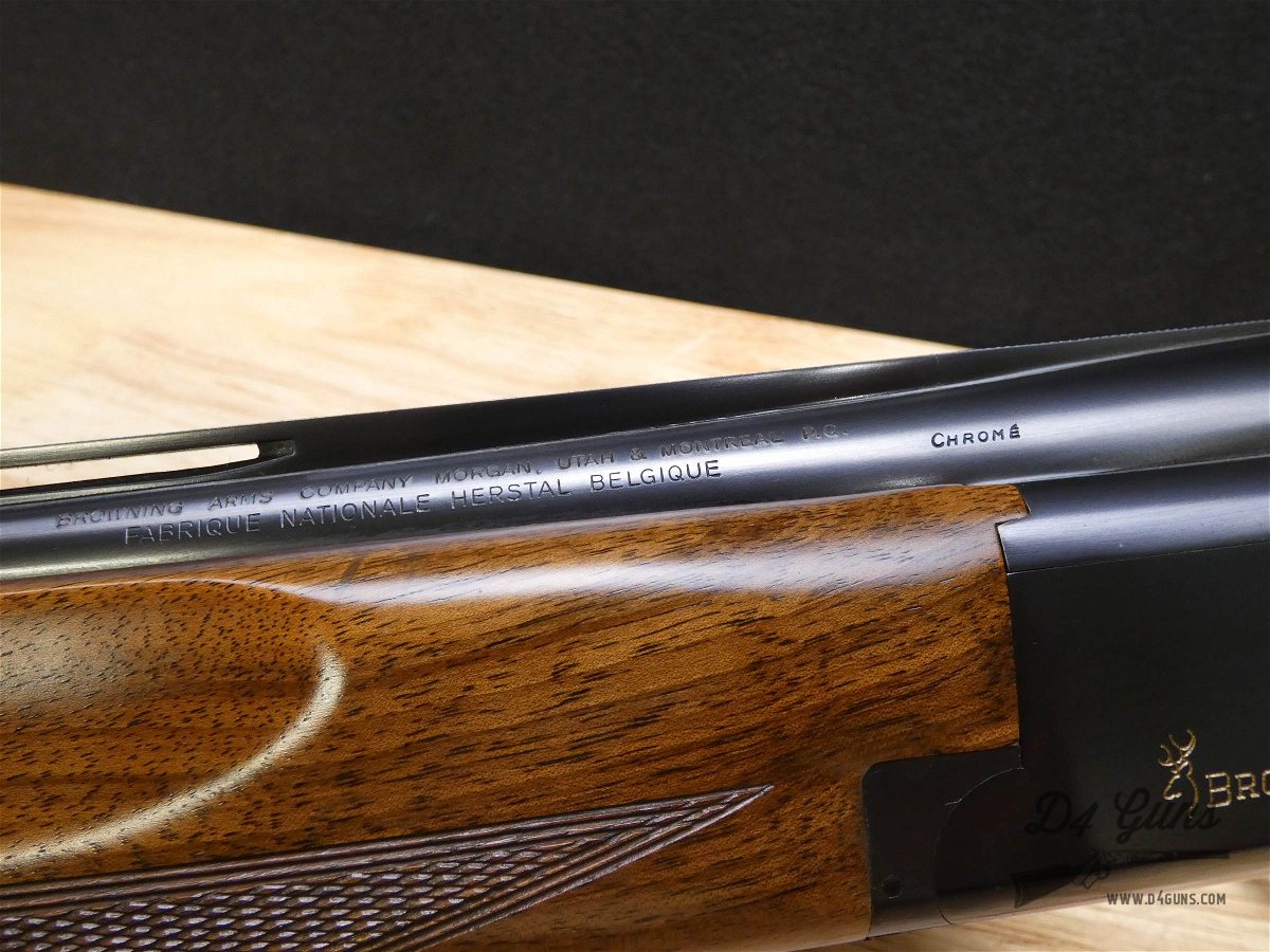 FN Browning Superposed - 12 Gauge - MFG 1980 - Vent Rib - CHROME - Over ...
