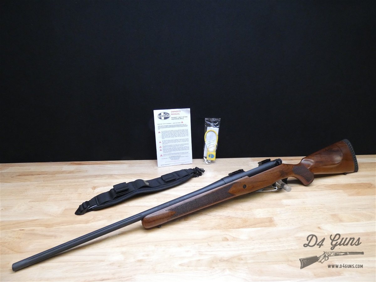 Mossberg Patriot .243 Win Fluted BBL & Bolt Scope Base W/ Mag Bolt Action Rifles at