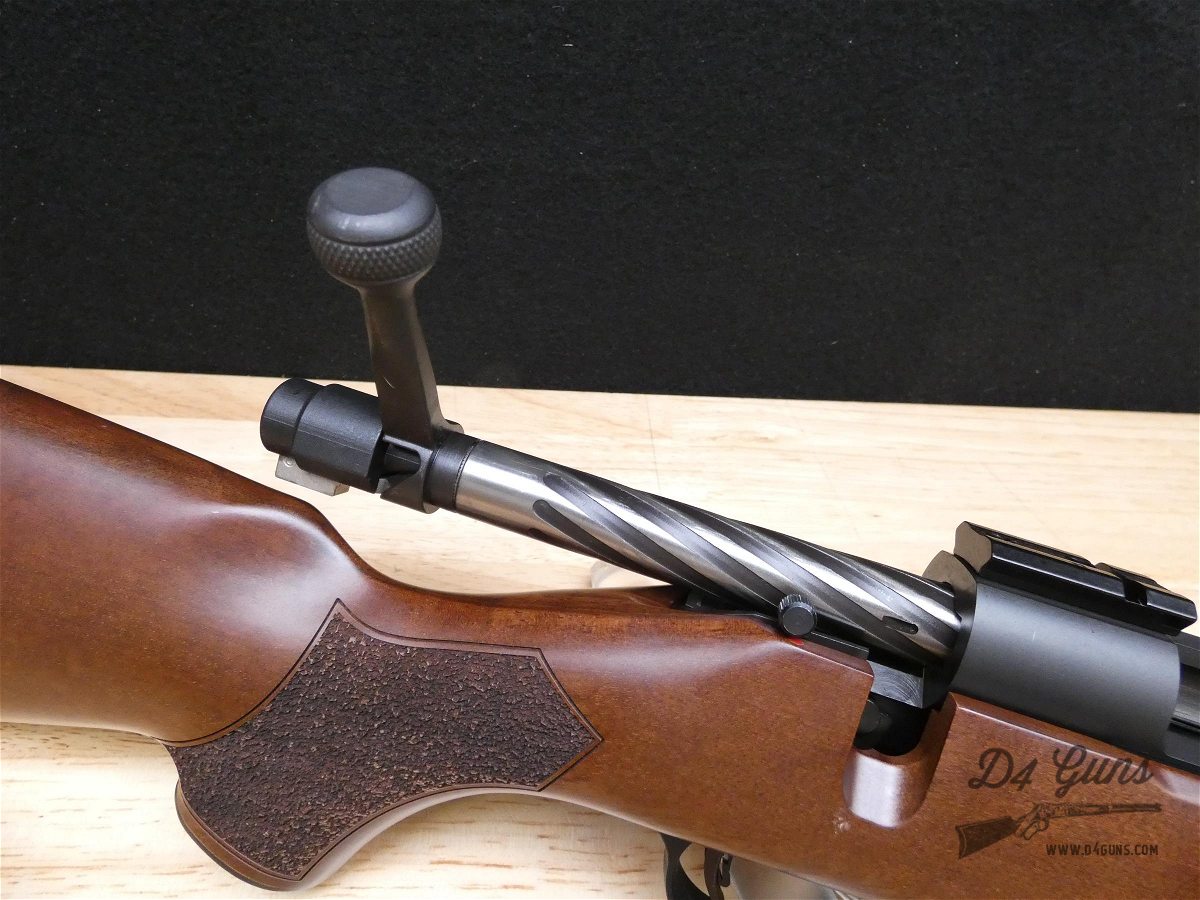 Mossberg Patriot .243 Win Fluted BBL & Bolt Scope Base W/ Mag Bolt Action Rifles at