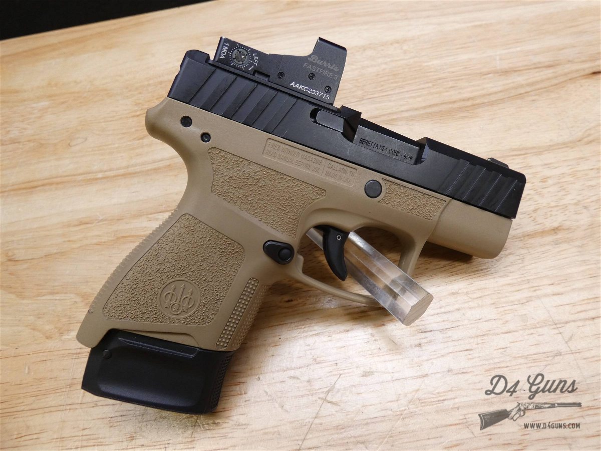 Beretta APX A1 Carry FDE - 9mm - Subcompact - w/ Burris Fastfire 3 Red ...