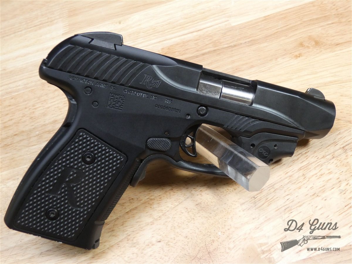 Remington R51 - 9mm - Semi-Auto - w/ 2 Mags, Crimson Trace Laser, OG ...