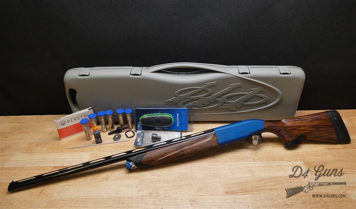 Beretta A400 Xcel - 12ga - 2012 - Blue - Sporting - Case & 7 Optima ...