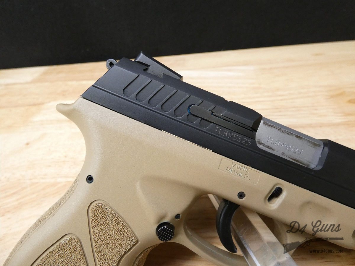 Taurus Th9c 9mm W Holster 3 Mags Two Tone Th9 Compact Fde Semi Auto Pistols At 4404