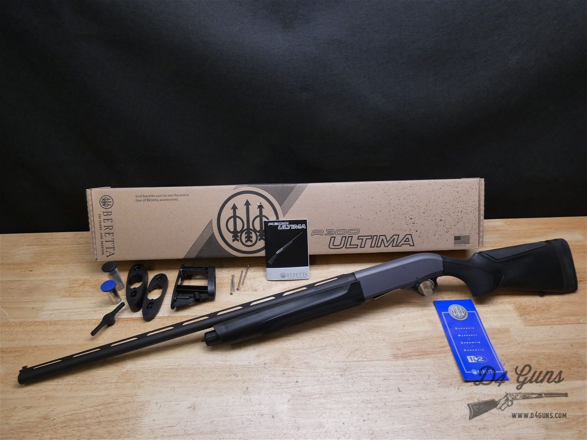 Beretta A300 Ultima - 12 Gauge - 3 Chokes - Black Synthetic - Vent Rib ...