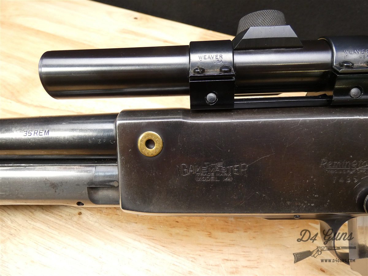 Remington Model 141 The Gamemaster - .35 REM - Mfg. 1937 - Weaver Scope ...