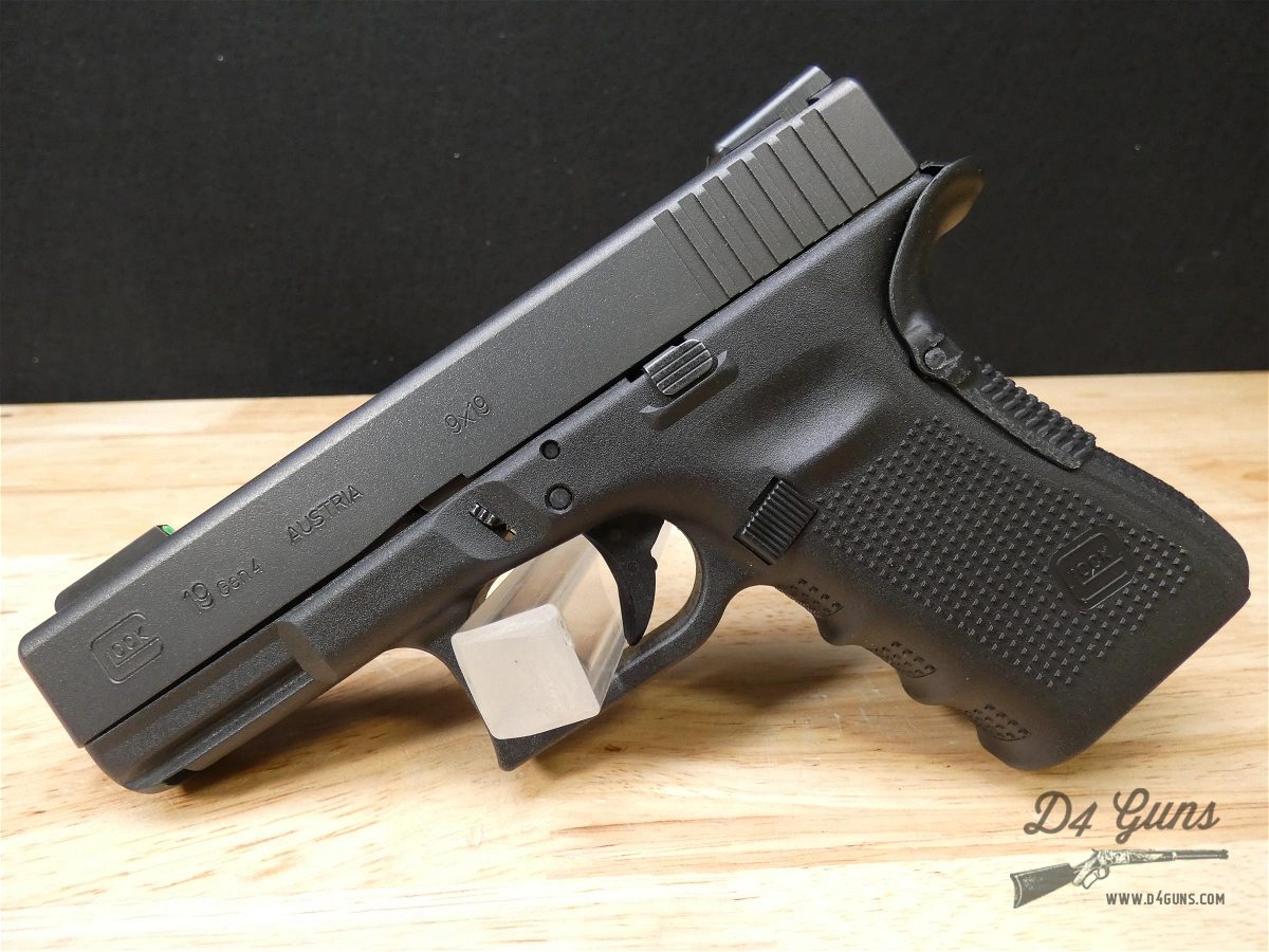 Glock 19 Gen 4 - 9mm - w/ Case + More - G19 - UPGRADED PARTS! - Semi ...