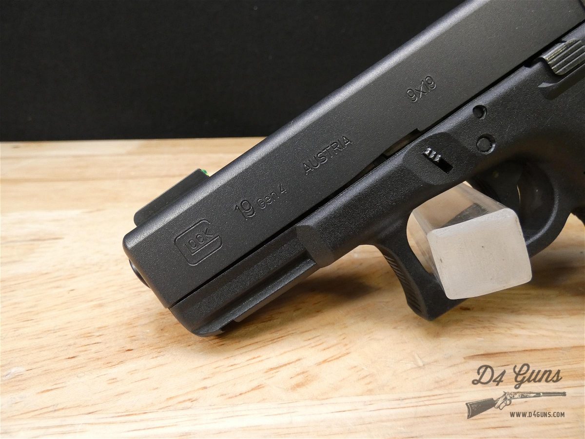 Glock 19 Gen 4 - 9mm - w/ Case + More - G19 - UPGRADED PARTS! - Semi ...