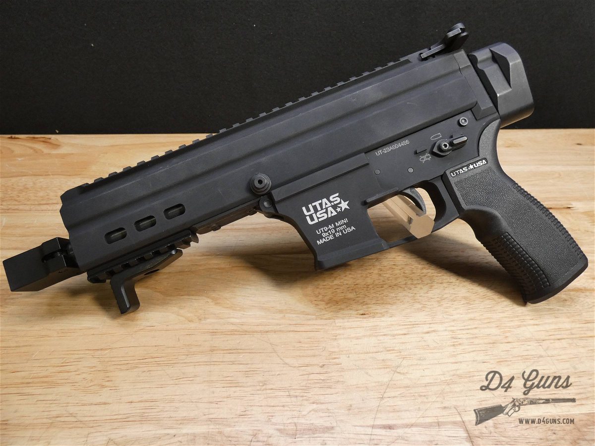 UTAS UTM9 Mini - 9mm - BK6 - UT9-M - PCC - w/ Mag - LOOK! - 9mm - Semi ...