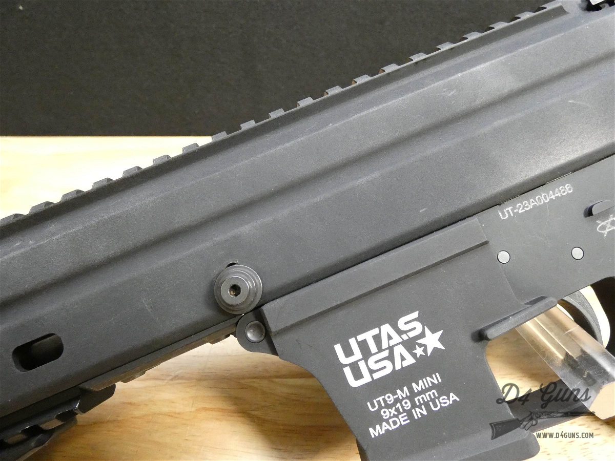 UTAS UTM9 Mini - 9mm - BK6 - UT9-M - PCC - w/ Mag - LOOK! - 9mm - Semi ...