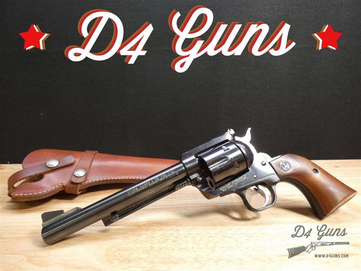 Ruger New Model Blackhawk .357 Mag Mfg 1974 Wheel Gun Holster