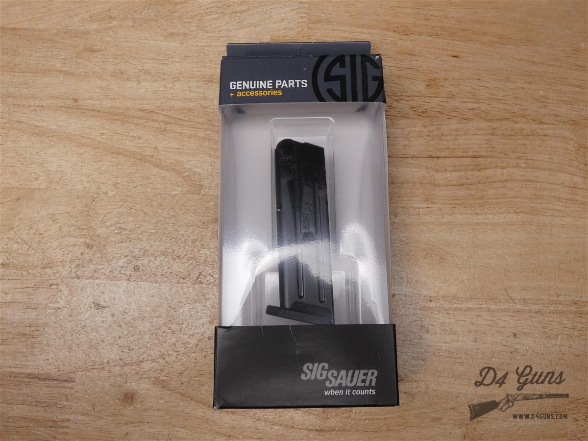 Sig Sauer P320 10-Round Magazine - 9mm - Compact - New In Box - Black-img-2