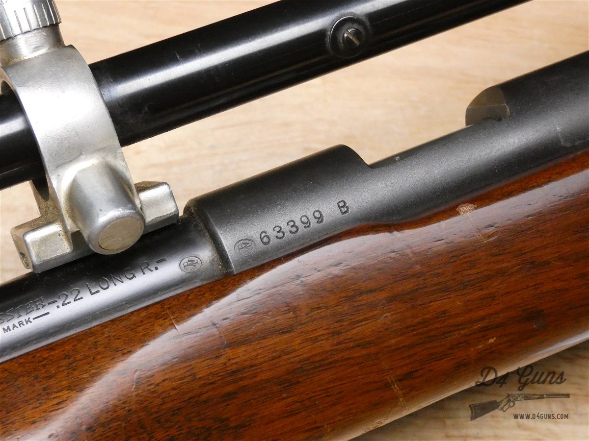 Winchester 52B Target - .22 LR - RARE Litschert Scope - Heavy Barrel 52 ...