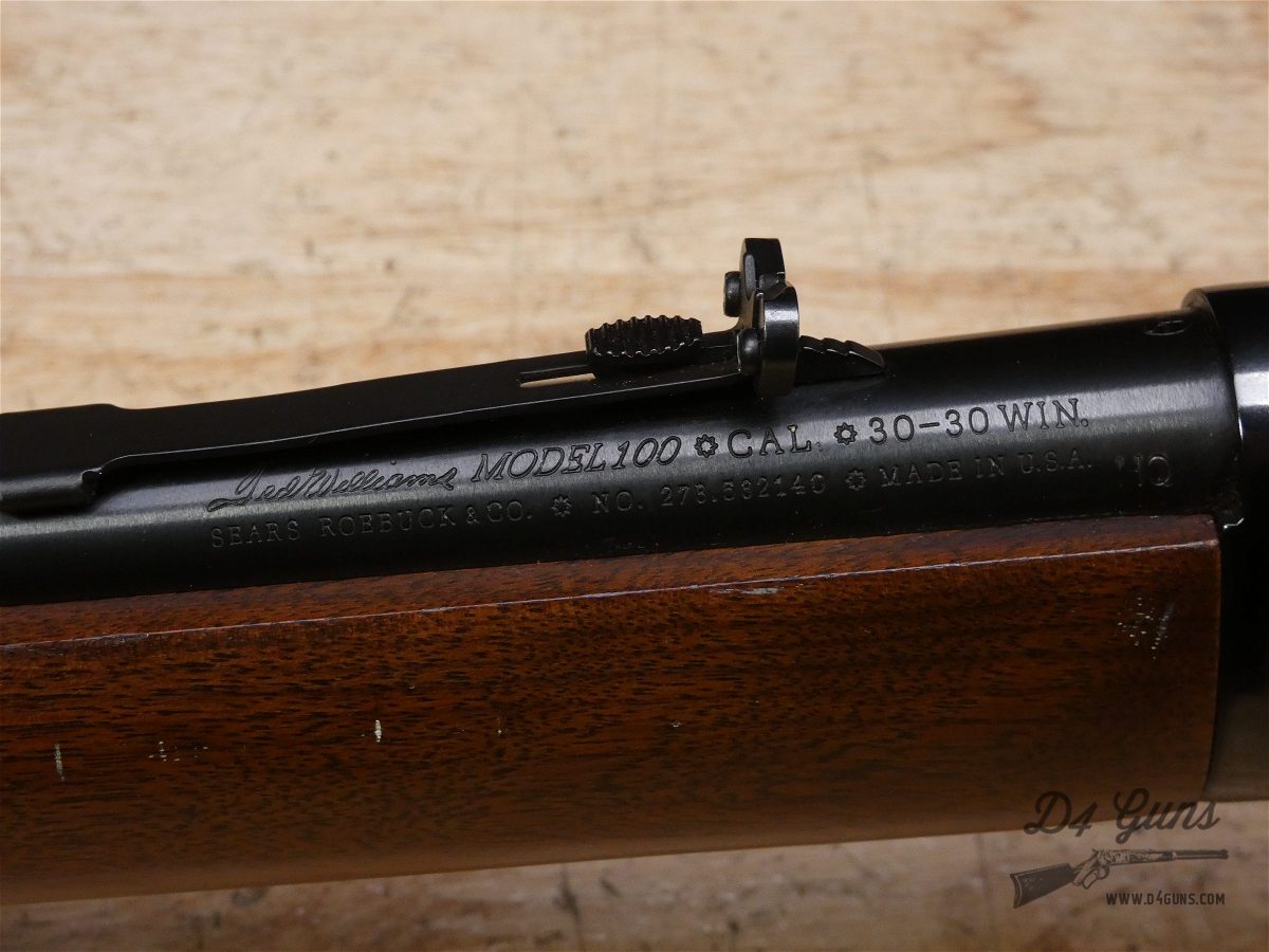 Sears Ted Williams Model 100 .3030 Win Winchester 94 Roebuck Lever Action Rifles at