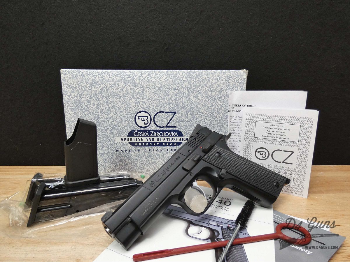 CZ 40 B - .40 S&W - OG Box - Case & More - 1911 Style - LIKE NEW ...