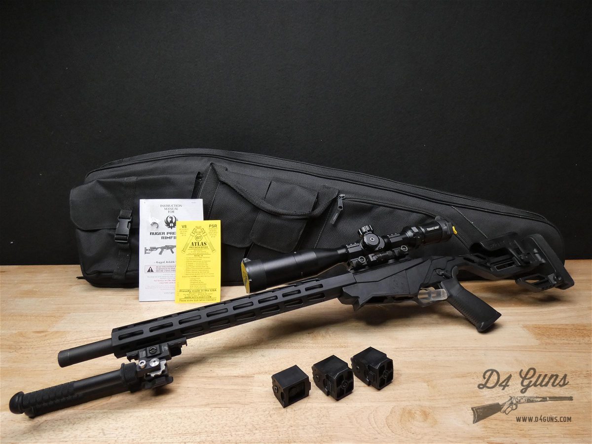 Ruger Precision Rimfire 22 Lr Primary Arms Scope And Atlas Bipod C Bolt Action Rifles At 4352