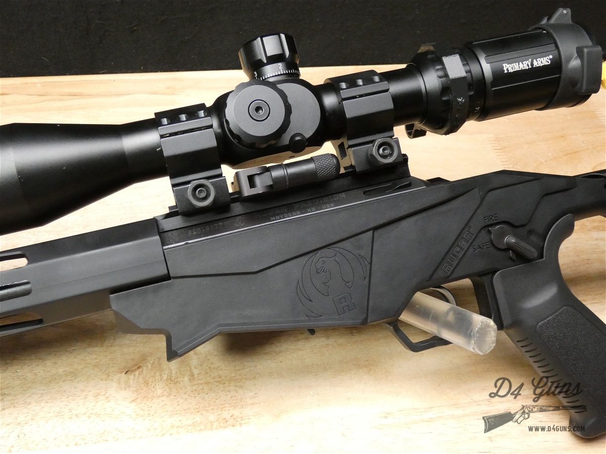 Ruger Precision Rimfire .22 LR Primary Arms Scope & Atlas Bipod C