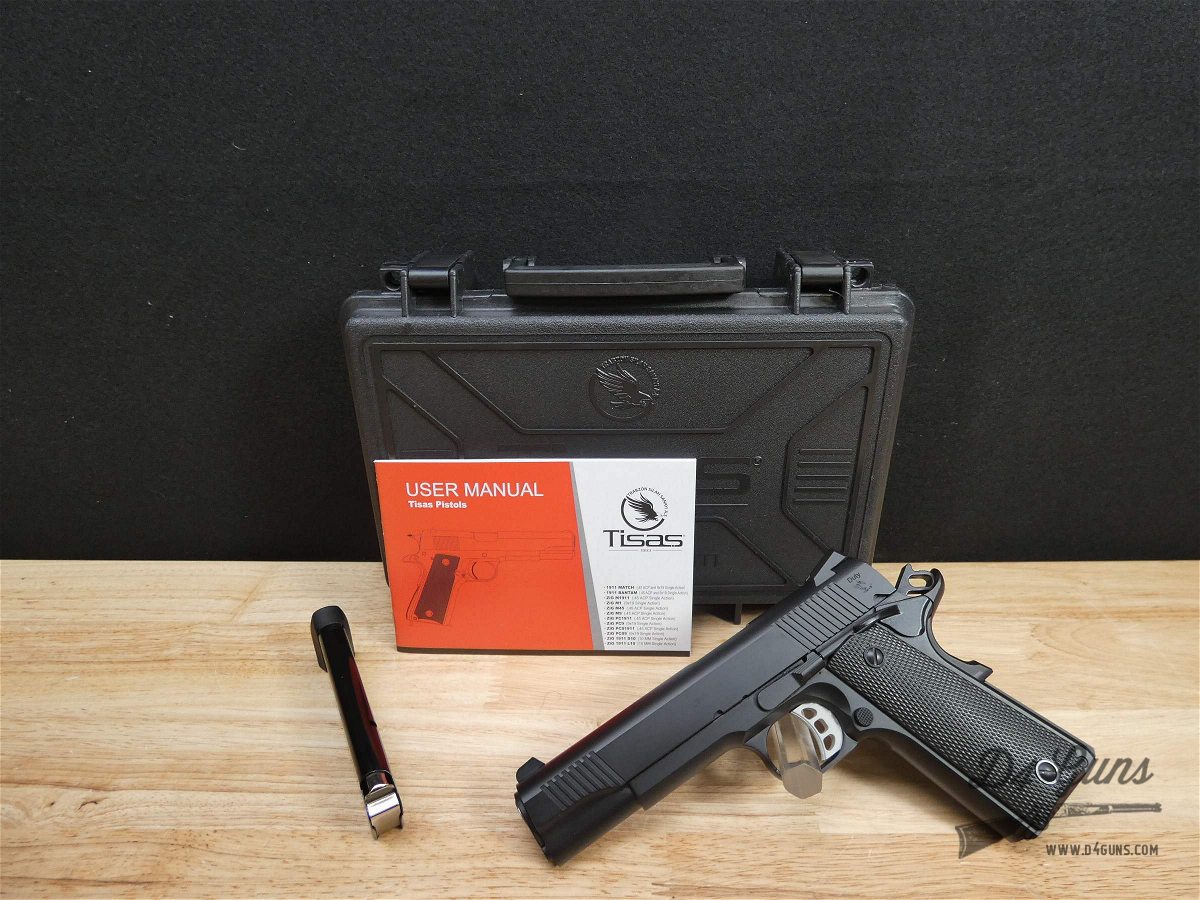 Tisas ZIG M1911 Duty - .45 ACP - SDS B45 - 1911 - w/ Case & Mag - XNLT ...