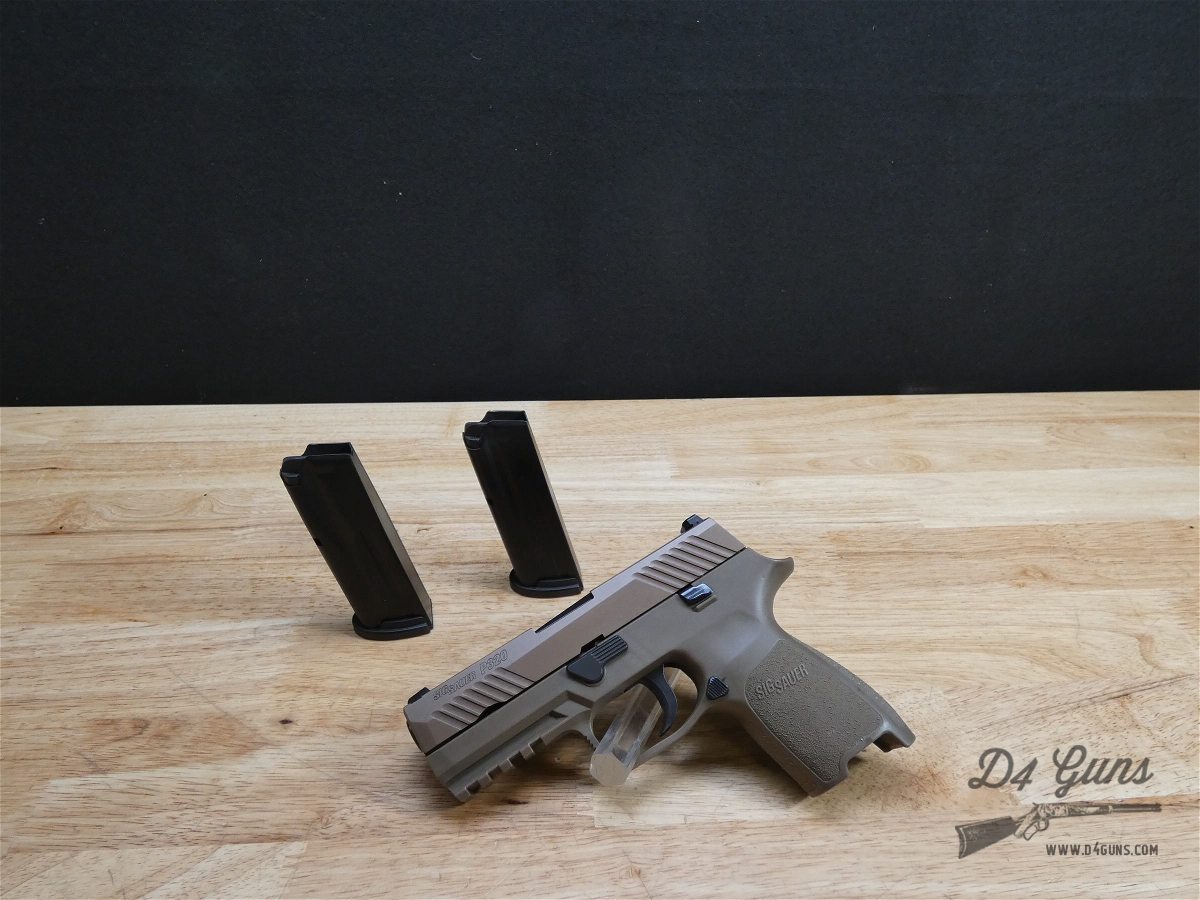 Sig Sauer P320 Compact FDE - .45 ACP - w/ 2 Mags - P320C - 320 - Semi ...