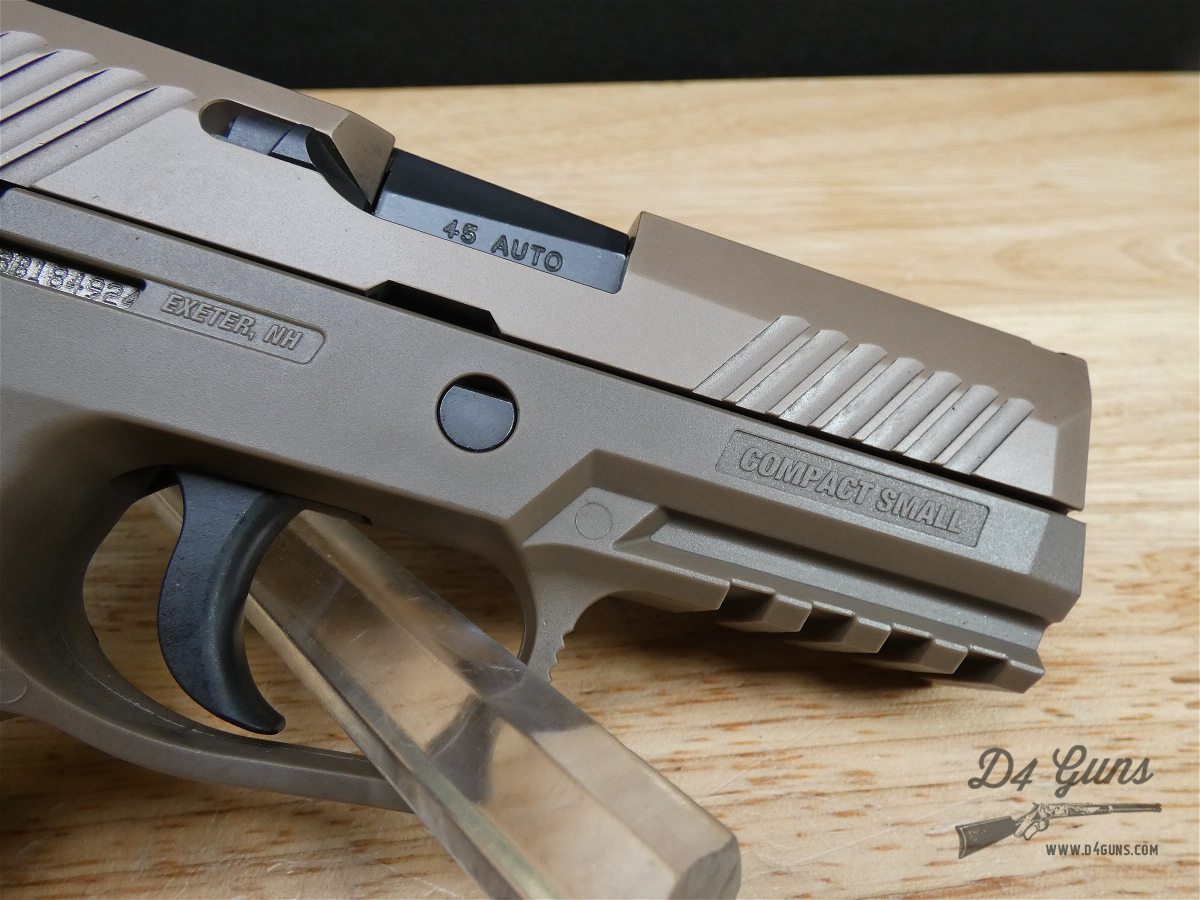 Sig Sauer P320 Compact FDE - .45 ACP - w/ 2 Mags - P320C - 320 - Semi ...