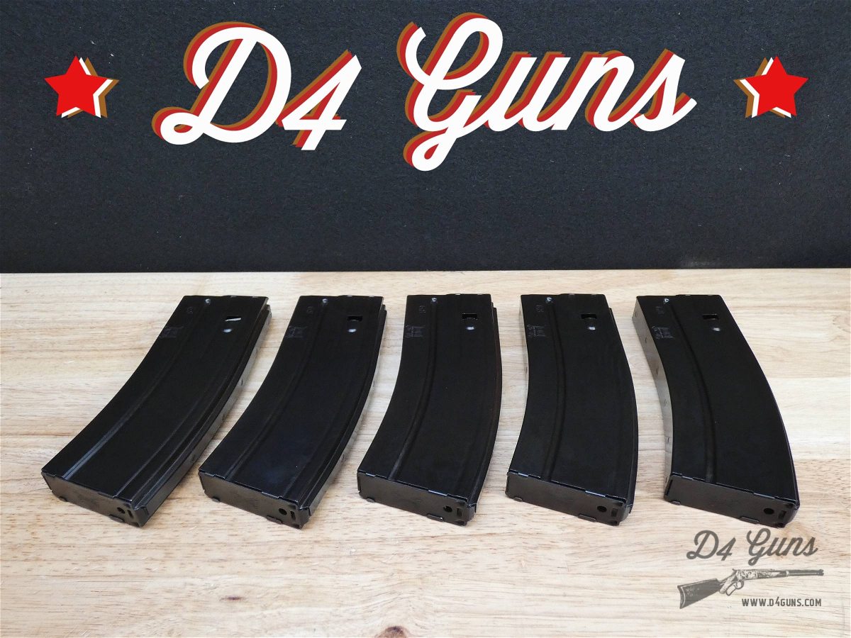 6.8 SPC 25-Round Steel Magazines - Lot of (5) - PSA - D&H Tactical - AR-15-img-0