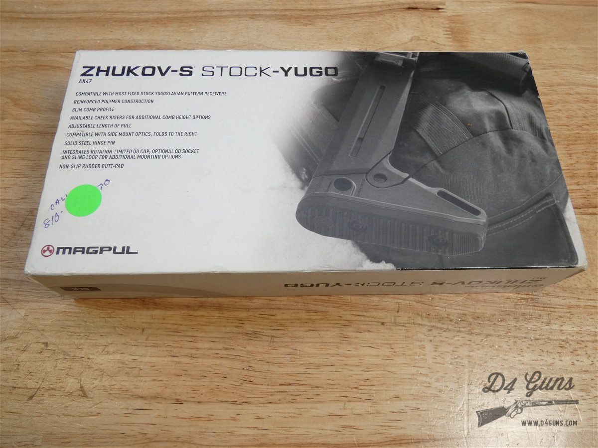 Magpul ZHUKOVS AK Stock YUGO M70 AK47 Black Like New LOOK! Rifle Stocks at