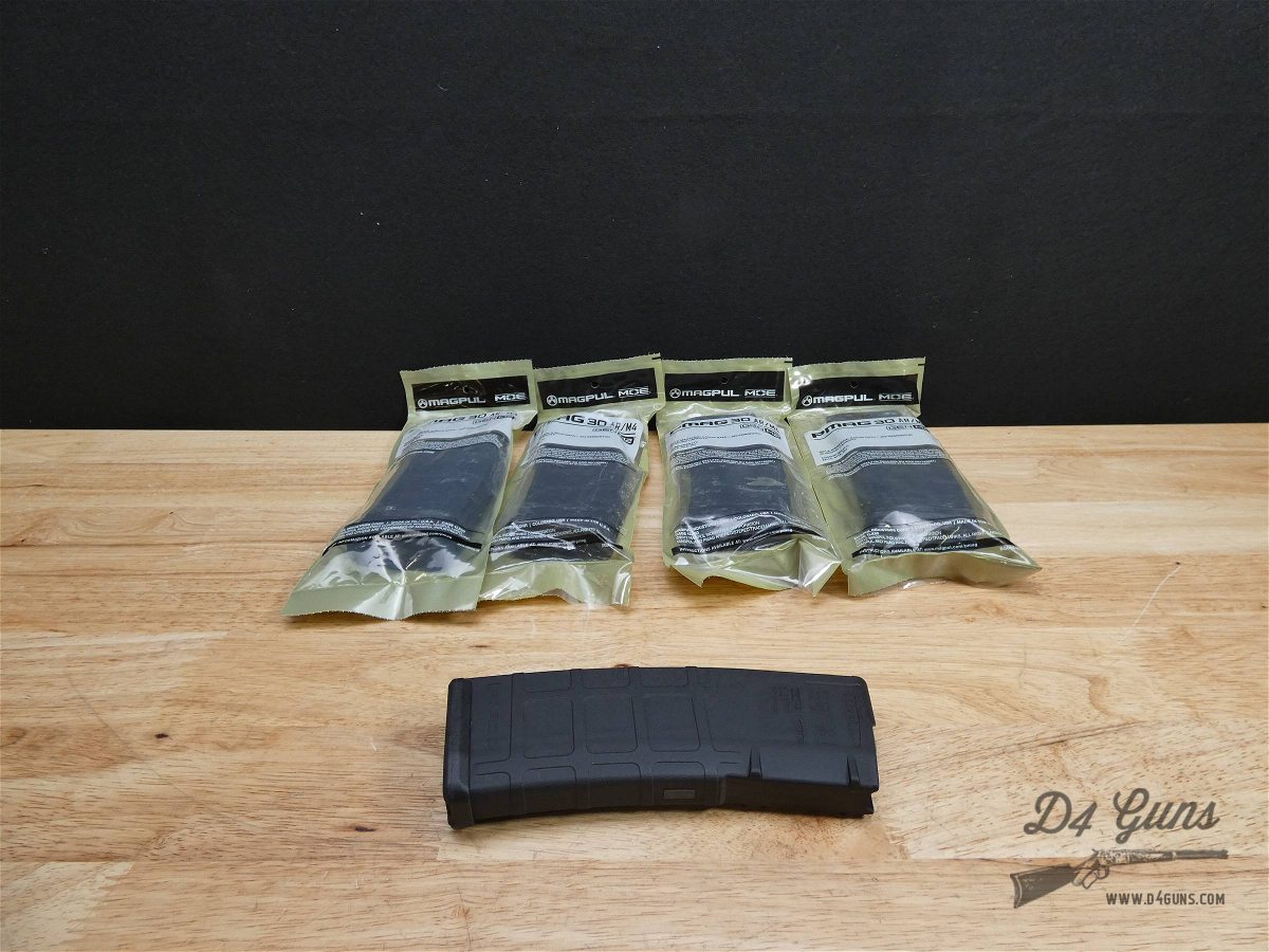 Magpul AR15 PMAGS - 30 Rounds - 5.56x45 - 223 - AR - M4 - GEN M2 - LOT OF 5-img-1
